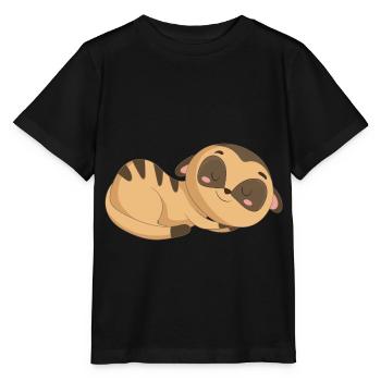 meerkat - Stanley/Stella MINI CREATOR Kids’ T-Shirt - black - Front - Mikhail (115cm)