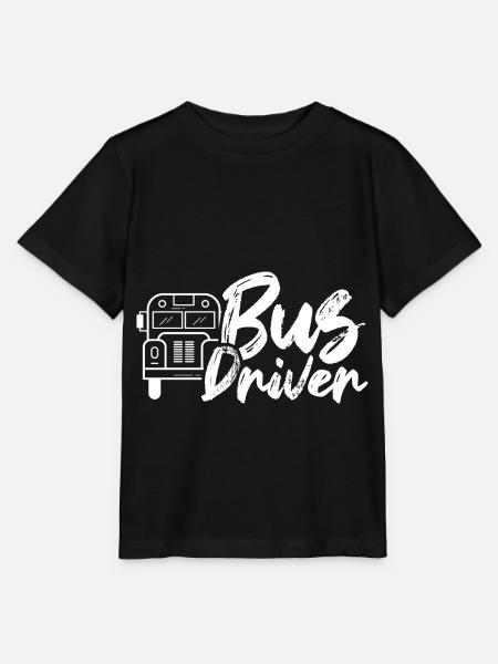 Busfahrer Beruf Busfahrt Schulbus - Stanley/Stella Kinder T-Shirt MINI CREATOR  - Schwarz