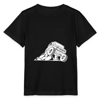 VUS hors route - T-shirt bio MINI CREATOR Stanley/Stella Enfant - noir - Devant - Mikhail (115cm)