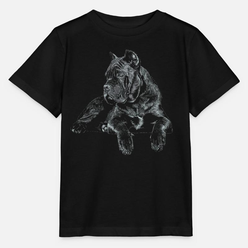 Cane Corso Italiano - T-shirt bio MINI CREATOR Stanley/Stella Enfant - noir