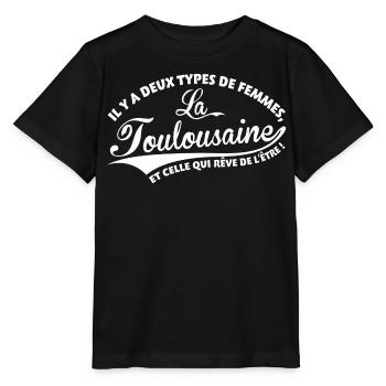 La Femme Toulousaine - T-shirt bio MINI CREATOR Stanley/Stella Enfant - noir - Devant - Mikhail (115cm)
