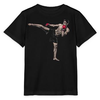 Kickboxer - T-shirt bio MINI CREATOR Stanley/Stella Enfant - noir - Devant - Mikhail (115cm)