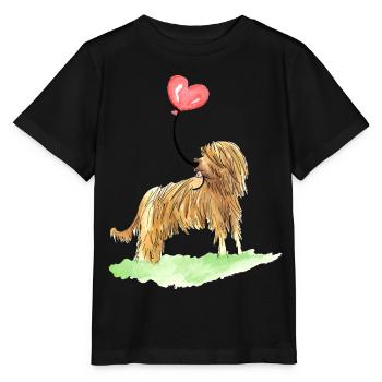 Briard&balloon - Stanley/Stella MINI CREATOR Kids’ T-Shirt - black - Front - Mikhail (115cm)