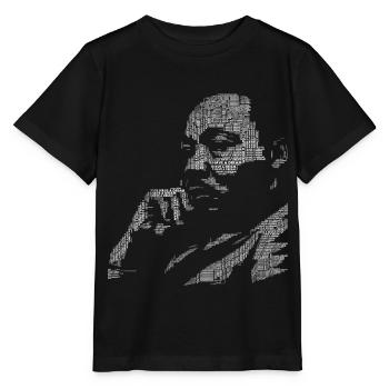 MArtin luther King i have a Dream Black power anti - Stanley/Stella MINI CREATOR Kids’ T-Shirt - black - Front - Mikhail (115cm)