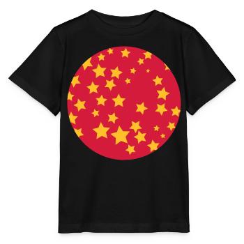 starry sky - Stanley/Stella MINI CREATOR Kids’ T-Shirt - black - Front - Mikhail (115cm)