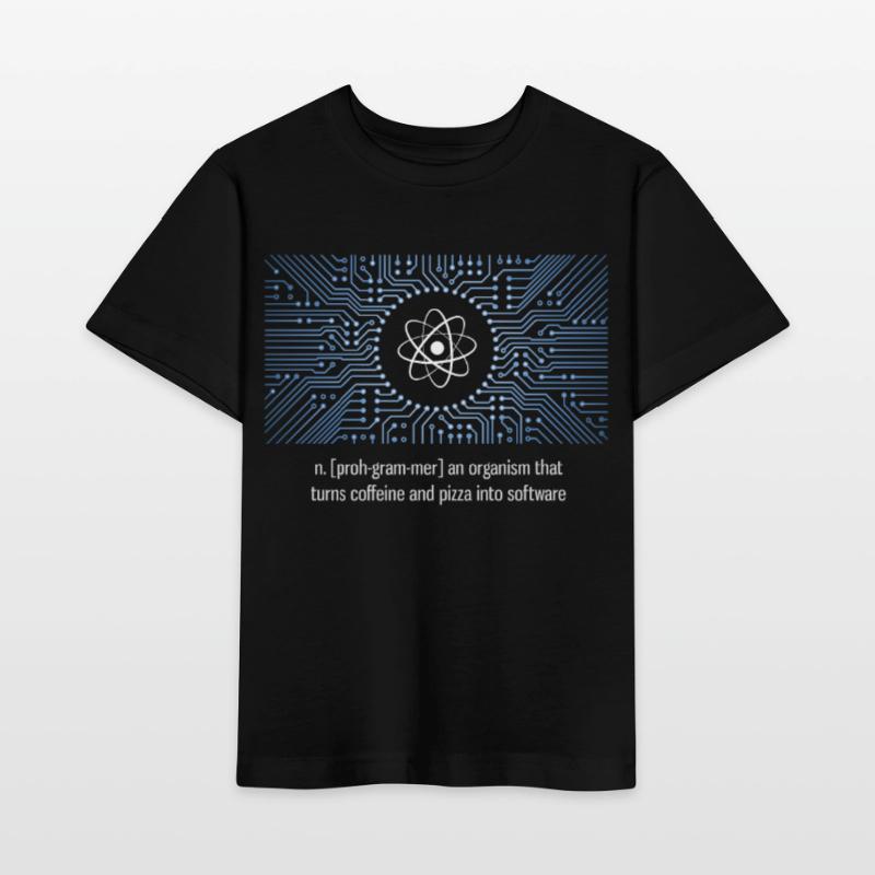 nerd programmer big bang board CPU pc code LOL Stanley/Stella MINI CREATOR Kids’ T-Shirt