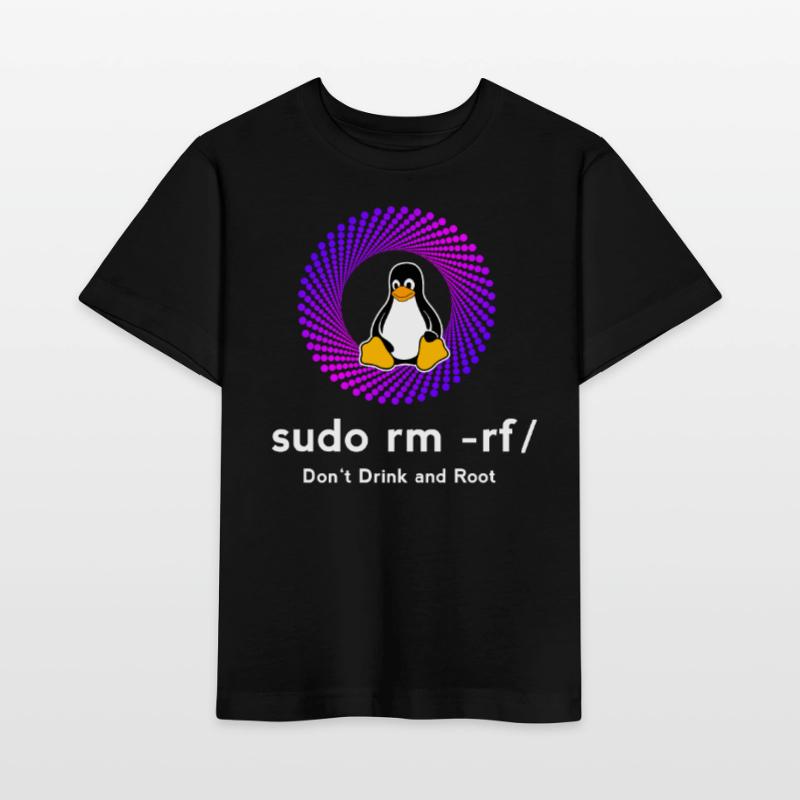 Computer Sys admin Penguin Nerd pc sudo rm -rf cod Stanley/Stella MINI CREATOR Kids’ T-Shirt