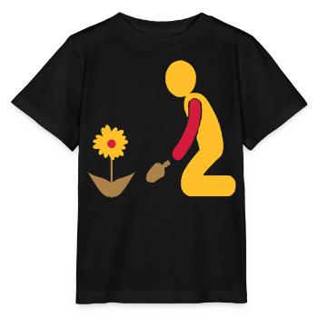 jardin - T-shirt bio MINI CREATOR Stanley/Stella Enfant - noir - Devant - Mikhail (115cm)