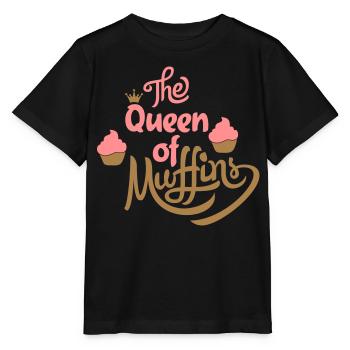 Muffins - Stanley/Stella Kinder T-Shirt MINI CREATOR  - Schwarz - Vorne - Mikhail (115cm)