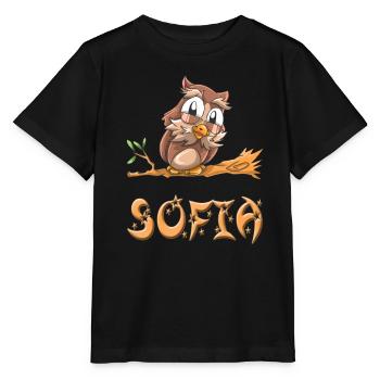 Owl Sofia - T-shirt bio MINI CREATOR Stanley/Stella Enfant - noir - Devant - Mikhail (115cm)