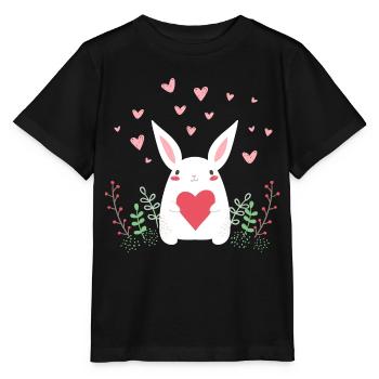 eastern hase ostern häschen rabbit ohren cute LOL - Stanley/Stella Kinder T-Shirt MINI CREATOR  - Schwarz - Vorne - Mikhail (115cm)