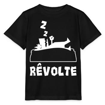 Rêvolte - T-shirt bio MINI CREATOR Stanley/Stella Enfant - noir - Devant - Mikhail (115cm)