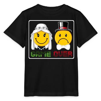 Game over - Stanley/Stella MINI CREATOR Kids’ T-Shirt - black - Front - Mikhail (115cm)