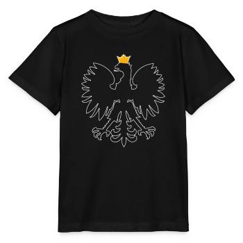 Pologne Pologne Armoiries polonais Aigle du patriotisme - T-shirt bio MINI CREATOR Stanley/Stella Enfant - noir - Devant - Mikhail (115cm)