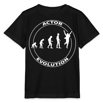 Evolution actor actor Hollywood funny - Stanley/Stella MINI CREATOR Kids’ T-Shirt - black - Front - Mikhail (115cm)