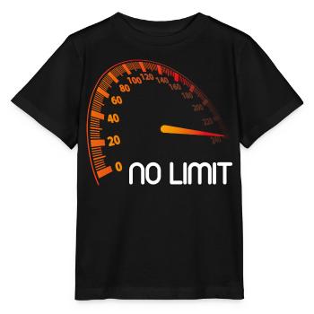 Speedometer - No Limit - Stanley/Stella MINI CREATOR Kids’ T-Shirt - black - Front - Mikhail (115cm)