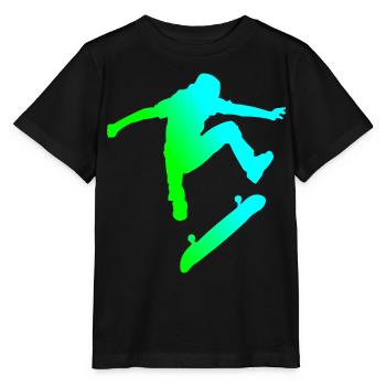 Skater - Stanley/Stella MINI CREATOR Kids’ T-Shirt - black - Front - Mikhail (115cm)