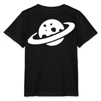Saturne - T-shirt bio MINI CREATOR Stanley/Stella Enfant - noir - Devant - Mikhail (115cm)