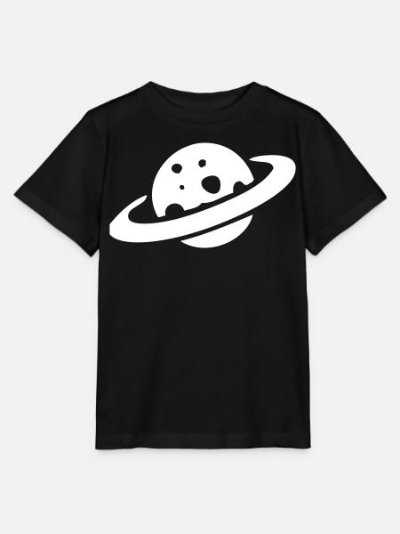 Saturn - Stanley/Stella Kinder T-Shirt MINI CREATOR  - Schwarz