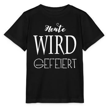 Jungesellenabschied Feiern - Stanley/Stella Kinder T-Shirt MINI CREATOR  - Schwarz - Vorne - Mikhail (115cm)