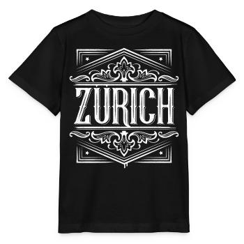 Zurich | Zurich | Noble Vintage - T-shirt bio MINI CREATOR Stanley/Stella Enfant - noir - Devant - Mikhail (115cm)
