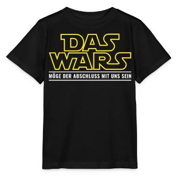 Abschluss Das wars Möge der Abschluss mit uns sein - Stanley/Stella Kinder T-Shirt MINI CREATOR  - Schwarz - Vorne - Mikhail (115cm)