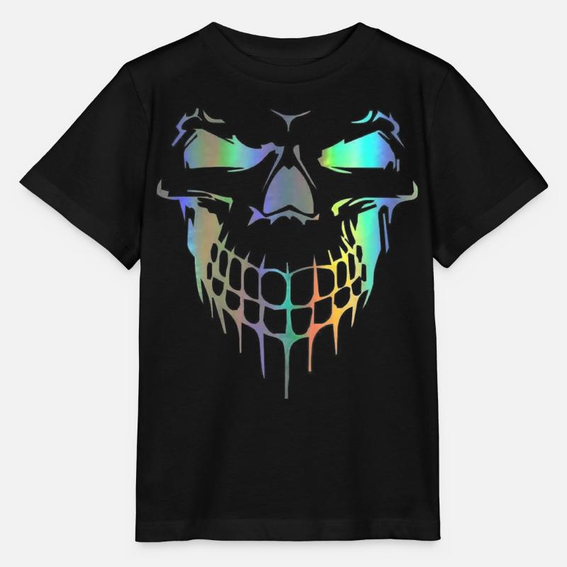 Totenkopf - Stanley/Stella Kinder T-Shirt MINI CREATOR  - Schwarz