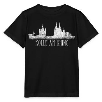 Cologne Skyline Kölle am Rhing Kölner Dom am Rhein - T-shirt bio MINI CREATOR Stanley/Stella Enfant - noir - Devant - Mikhail (115cm)