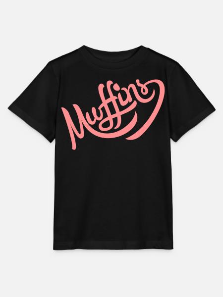 muffin - Stanley/Stella Kinder T-Shirt MINI CREATOR - Schwarz