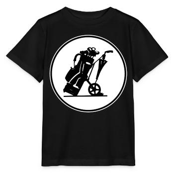 Club de golf - T-shirt bio MINI CREATOR Stanley/Stella Enfant - noir - Devant - Mikhail (115cm)