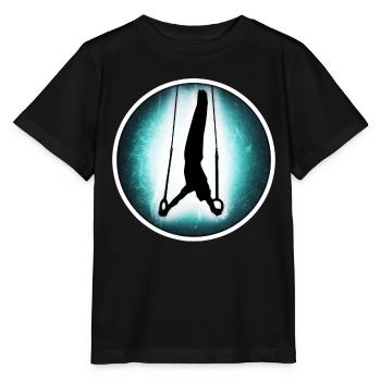 Gymnastique - Anneaux - T-shirt bio MINI CREATOR Stanley/Stella Enfant - noir - Devant - Mikhail (115cm)