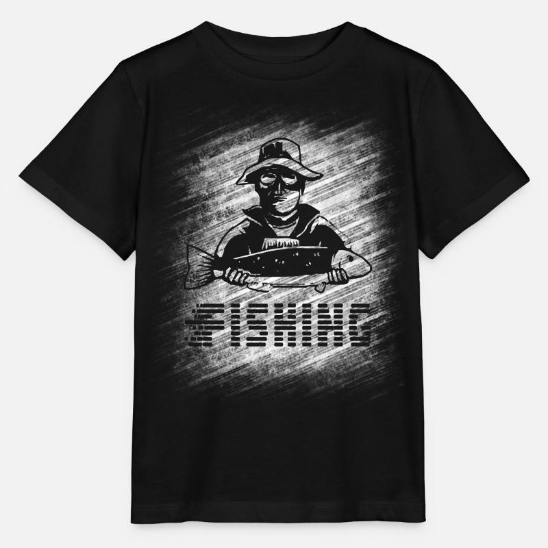 Pêche - T-shirt bio MINI CREATOR Stanley/Stella Enfant - noir