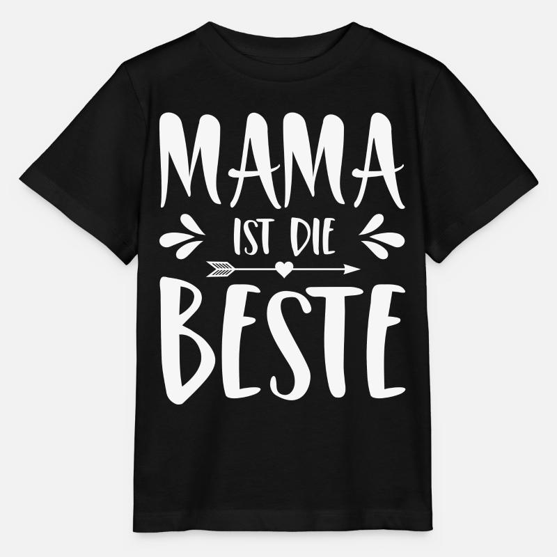 mamma er best - Stanley/Stella MINI CREATOR T-skjorte for barn - svart