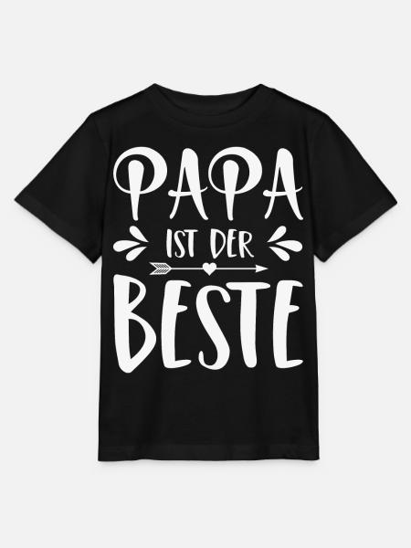 Papa ist der Beste - Stanley/Stella Kinder T-Shirt MINI CREATOR - Schwarz