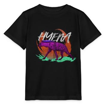 Hyena Wildlife Africa Safari Scavenger Gift - T-shirt bio MINI CREATOR Stanley/Stella Enfant - noir - Devant - Mikhail (115cm)