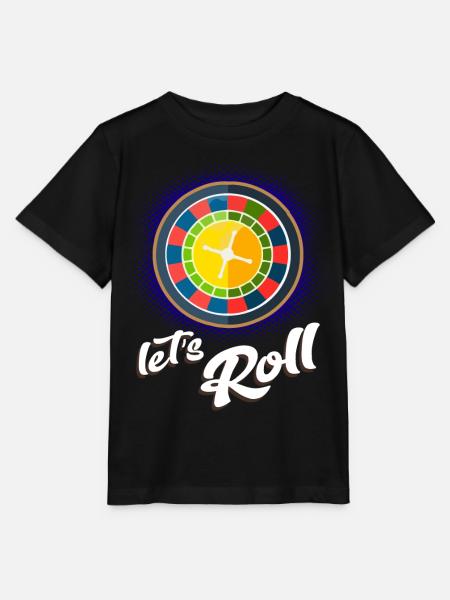 Lebendige Roulette-Inspiration - Stanley/Stella Kinder T-Shirt MINI CREATOR  - Schwarz
