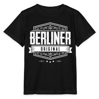 Berliner Original - Berlin - T-shirt bio MINI CREATOR Stanley/Stella Enfant - noir - Devant - Mikhail (115cm)
