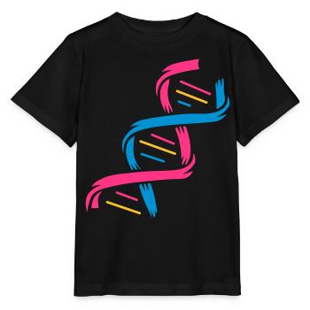 La structure d'une molécule d'ADN - T-shirt bio MINI CREATOR Stanley/Stella Enfant - noir - Devant - Mikhail (115cm)