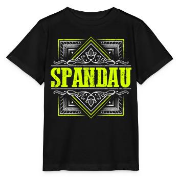 Berlin Spandau - für Berliner - Spandauer - Stanley/Stella Kinder T-Shirt MINI CREATOR  - Schwarz - Vorne - Mikhail (115cm)