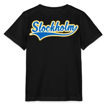 Stockholm Swoosh - T-shirt bio MINI CREATOR Stanley/Stella Enfant - noir - Devant - Mikhail (115cm)