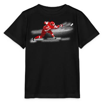 Eishockey - Stanley/Stella Kinder T-Shirt MINI CREATOR  - Schwarz - Vorne - Mikhail (115cm)