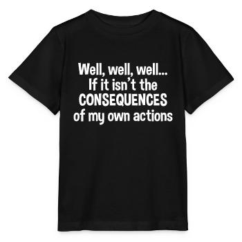 Paroles drôles - T-shirt bio MINI CREATOR Stanley/Stella Enfant - noir - Devant - Mikhail (115cm)