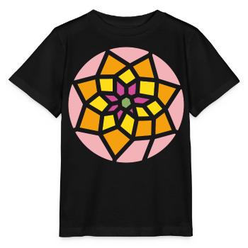 mandala - Stanley/Stella MINI CREATOR Kids’ T-Shirt - black - Front - Mikhail (115cm)