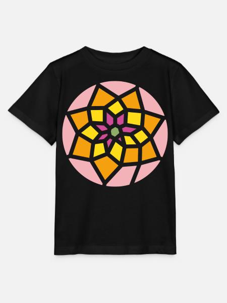 mandala - Stanley/Stella Kinder T-Shirt MINI CREATOR - Schwarz
