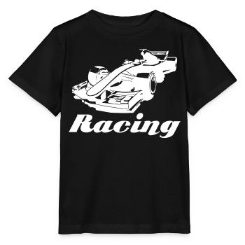 Racing - Stanley/Stella Kinder T-Shirt MINI CREATOR  - Schwarz - Vorne - Mikhail (115cm)