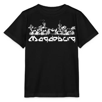 Magdeburg Guericke - Conception - T-shirt bio MINI CREATOR Stanley/Stella Enfant - noir - Devant - Mikhail (115cm)