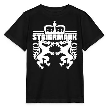 Styrie Autriche - T-shirt bio MINI CREATOR Stanley/Stella Enfant - noir - Devant - Mikhail (115cm)