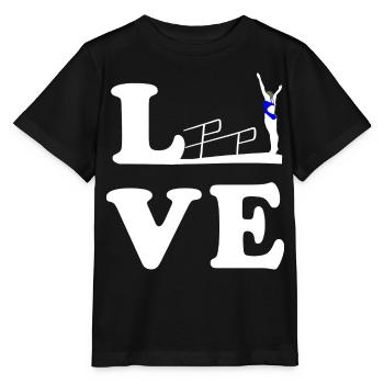 Plongée Plongée Plongée LOVE - T-shirt bio MINI CREATOR Stanley/Stella Enfant - noir - Devant - Mikhail (115cm)