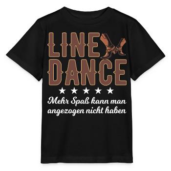 Linedance Spaß - Stanley/Stella Kinder T-Shirt MINI CREATOR  - Schwarz - Vorne - Mikhail (115cm)