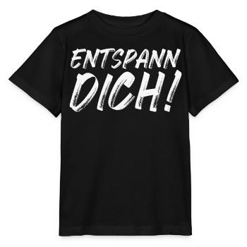 Entspann Dich! - Stanley/Stella Kinder T-Shirt MINI CREATOR  - Schwarz - Vorne - Mikhail (115cm)